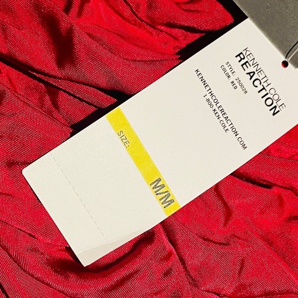 Brand New Kenneth Cole Reaction Women’s Red Dress - Picture 8 of 9